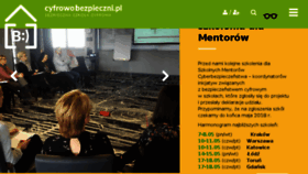 What Cyfrowobezpieczni.pl website looked like in 2018 (7 years ago)