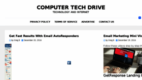 What Computertechdrive.com website looked like in 2018 (6 years ago)