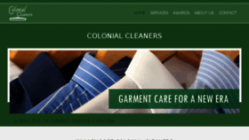 What Colonialcleanersmn.com website looked like in 2018 (6 years ago)