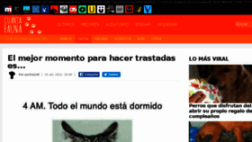 What Cuantogato.com website looked like in 2018 (6 years ago)