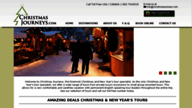 What Christmasjourneys.com website looked like in 2018 (6 years ago)