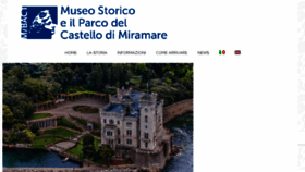 What Castello-miramare.it website looked like in 2018 (6 years ago)