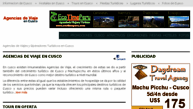 What Cuscoagenciasdeviaje.com website looked like in 2018 (6 years ago)