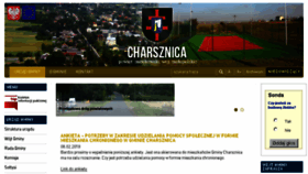 What Charsznica.pl website looked like in 2018 (6 years ago)