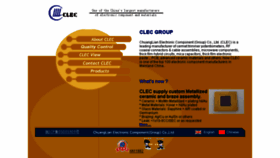 What Clecgroup.com website looked like in 2018 (6 years ago)