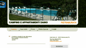 What Campingdaino.com website looked like in 2018 (6 years ago)