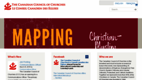 What Councilofchurches.ca website looked like in 2018 (6 years ago)