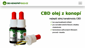 What Cbd-konopny-olej.cz website looked like in 2018 (7 years ago)