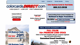 What Colorcardsdirect.com website looked like in 2018 (6 years ago)