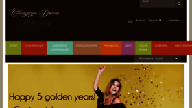 What Champagnedreams.ch website looked like in 2018 (6 years ago)