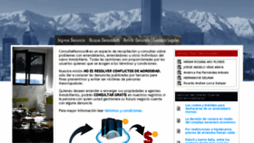 What Consultamorosos.cl website looked like in 2018 (6 years ago)