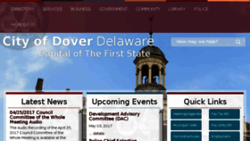 What Cityofdover.com website looked like in 2018 (6 years ago)