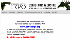 What Coffeeexpo.info website looked like in 2018 (6 years ago)