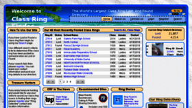 What Classringfinder.com website looked like in 2018 (6 years ago)