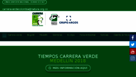 What Carreraverdecolombia.com website looked like in 2018 (6 years ago)