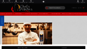 What Chefs-whites.co.uk website looked like in 2018 (6 years ago)