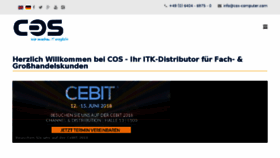 What Cosag.de website looked like in 2018 (6 years ago)