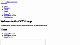 What Ccv.eu website looked like in 2018 (6 years ago)