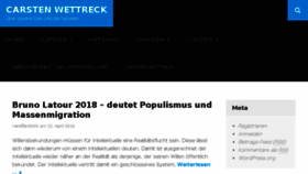 What Carstenwettreck.com website looked like in 2018 (6 years ago)