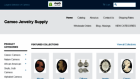 What Cameojewelrysupply.com website looked like in 2018 (6 years ago)