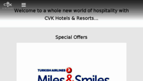 What Cvkhotelsandresorts.com website looked like in 2018 (6 years ago)
