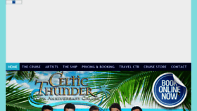 What Celticthundercruise.com website looked like in 2018 (6 years ago)