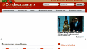 What Condesa.com.mx website looked like in 2018 (6 years ago)