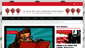 What Cabezascortadas.com website looked like in 2018 (6 years ago)