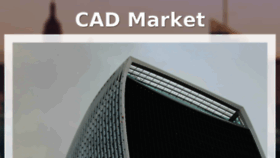 What Caddmarket.com website looked like in 2018 (6 years ago)