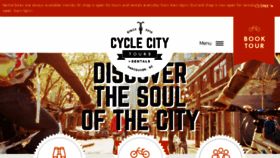 What Cyclevancouver.com website looked like in 2018 (6 years ago)