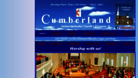 What Cumberlandumcflorence.org website looked like in 2018 (6 years ago)