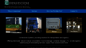What Cornerstone-systems.com website looked like in 2018 (6 years ago)