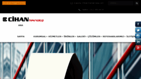 What Cihanteknoloji.com website looked like in 2018 (6 years ago)