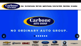 What Carbonecars.com website looked like in 2018 (6 years ago)