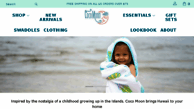 What Cocomoonhawaii.com website looked like in 2018 (6 years ago)