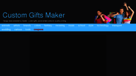 What Customgiftsmaker.com website looked like in 2018 (6 years ago)