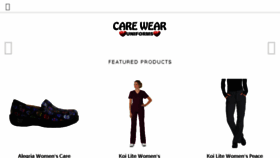 What Carewearscrubs.com website looked like in 2018 (6 years ago)