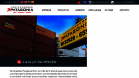 What Containerspatagonia.cl website looked like in 2018 (6 years ago)
