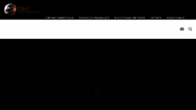 What Cim-informatique.com website looked like in 2018 (7 years ago)
