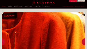 What Clathas.co.jp website looked like in 2018 (6 years ago)