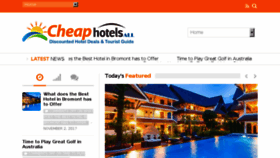 What Cheaphotelsall.com website looked like in 2018 (6 years ago)