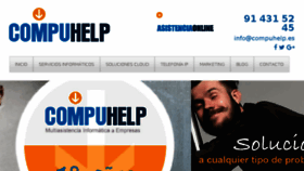 What Compuhelp.es website looked like in 2018 (8 years ago)