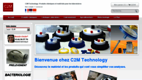 What C2m-technology.fr website looked like in 2018 (6 years ago)