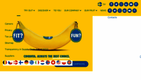 What Chiquita.se website looked like in 2018 (6 years ago)