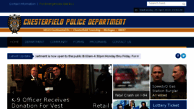 What Chesterfieldpolice.org website looked like in 2018 (6 years ago)