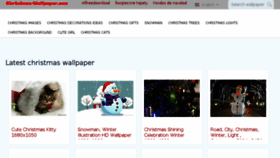 What Christmas-wallpaper.com website looked like in 2018 (6 years ago)