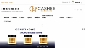 What Casheenaturals.pl website looked like in 2018 (5 years ago)