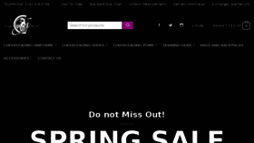 What Cheerworld.co.uk website looked like in 2018 (7 years ago)