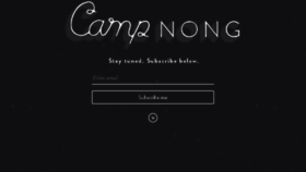 What Campnong.com website looked like in 2018 (6 years ago)