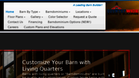 What Countrywidebarns.com website looked like in 2018 (6 years ago)